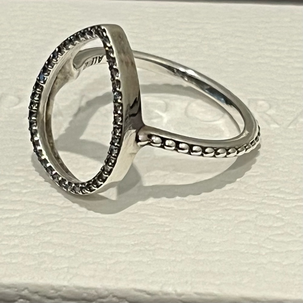 Pandora Teardrop Silhouette Ring Size 48=US 4.5 - Picture 3 of 5